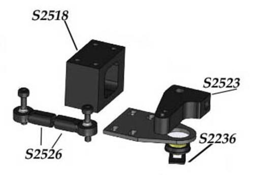S2518 - Support Triangle - SIDE CAR 1/8ème