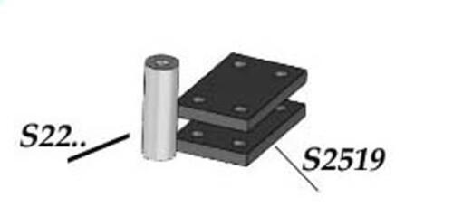 S2519 - Câle 3mm Epoxy ( 2 pièces ) - SIDE CAR 1/8ème