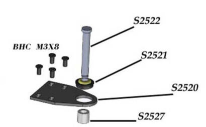 S2521 - Rotule Triangle ( 2 pièces ) - SIDE CAR 1/8ème