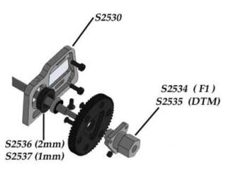 S2536 - Excentrique 2mm ( 2 pièces ) - SIDE CAR 1/8ème