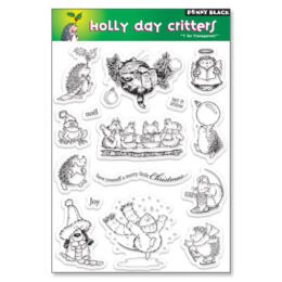 Tampon Clear - HOLLY DAY CRITTERS Penny Black