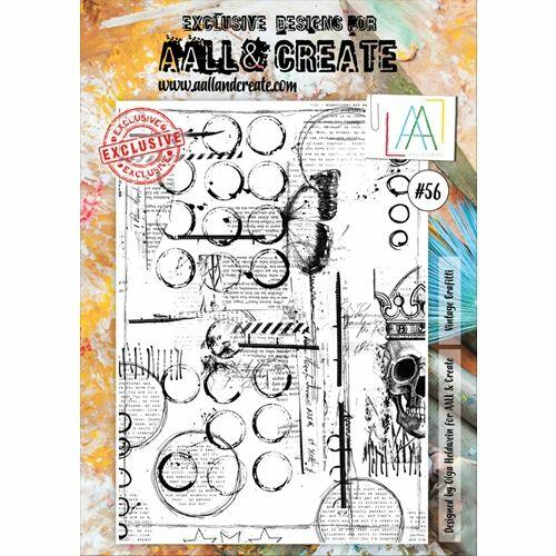Tampon Clear Aall And Create - N°56 VINTAGE GRAFITTI