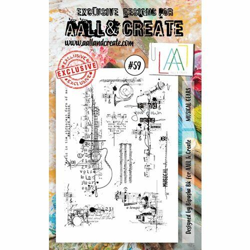 Tampon Clear All And Create - N°59 MUSICAL GEARS