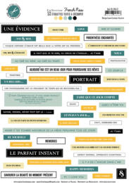 Mes P'tits Ciseaux - FRENCH KISS Etiquettes à Découper