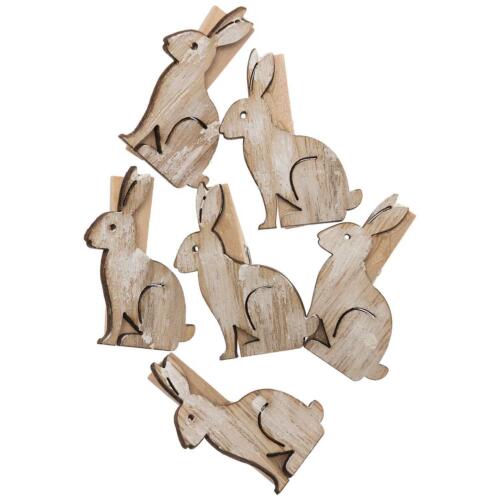 Déco de Pâques: PINCE A LINGE DECO LAPIN
