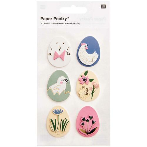 Stickers de Pâques: OEUFS DE PAQUES 3D