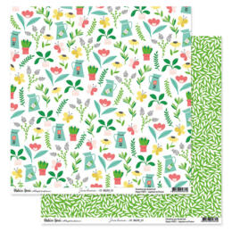 Béatrice Garni - JOURS HEUREUX N°5 - Papier Scrap 30x30