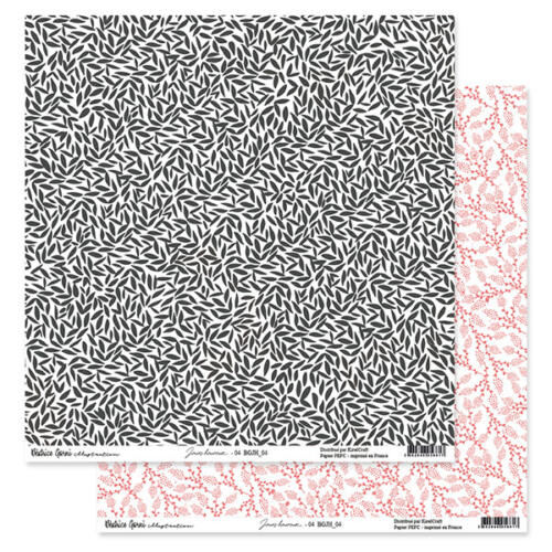 Béatrice Garni - JOURS HEUREUX N°4 - Papier Scrap 30x30