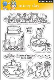 Tampon Clear - MICEY DAY Penny Black