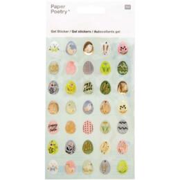 Stickers de Pâques: Autocollants GEL OEUFS