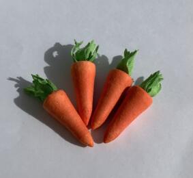 Déco de Pâques: CAROTTES EN OUATE 30mm ( x5 )