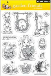 Tampon Clear - GARDEN FRIENDS Penny Black