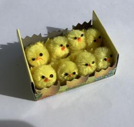Déco de Pâques: MINI POUSSINS CHENILLES