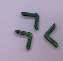 Coin en Métal pour Cartonnage - BRONZE 15x15mm Ep 3mm (x8u)