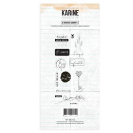 Tampon Clear - BIENVENUE CHEZ MOI A Travers Champs - Ateliers de Karine