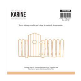 Dies Découpe Les Ateliers de Karine - Matrice de découpe PORTILLON - Bienvenue Chez Moi