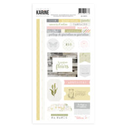 Les Ateliers de Karine - BIENVENUE CHEZ MOI Stickers 15x30