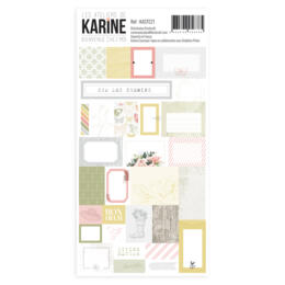 Les Ateliers de Karine - BIENVENUE CHEZ MOI Stickers Etiquettes 9.5x17