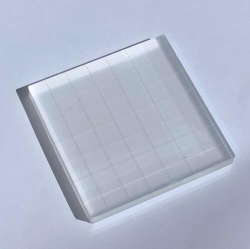 BLOC ACRYLIQUE Tampon - dimension 7x7 cm - Avec Grille 