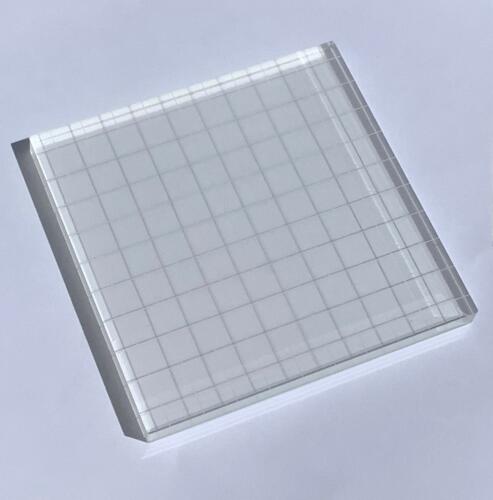BLOC ACRYLIQUE Tampon - dimension 10x10 cm - Avec Grille