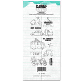 Tampon Clear - EN VOITURE CARNET DE ROUTE - Les Ateliers de Karine