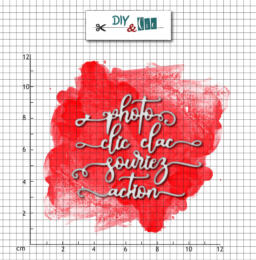 Dies Matrice de Découpe - SEANCE PHOTO - DIY & CIE