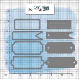 Dies Matrice de Découpe - ETIQUETTES - DIY & CIE
