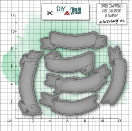 Dies Matrice de Découpe - BANNIERES - DIY & CIE