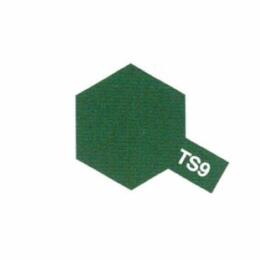 TS9 - Peinture Bombe VERT ANGLAIS BRILLANT 100ml Tamiya Maquette