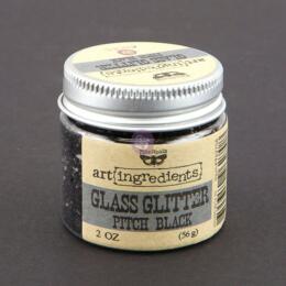 FINNABAIR - Paillettes Noire - GLASS GLITTER PITCH BLACK 