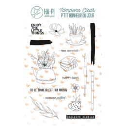 Tampon Clear - P'TIT BONHEUR DU JOUR Plaisirs Simples - Ha.Pi Little Fox