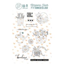 Tampon Clear - P'TIT BONHEUR DU JOUR Beautiful Day - Ha.Pi Little Fox