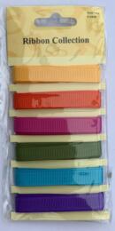 Assortiment de Rubans Gros Grain Couleurs VIVES ( 6 x 0.90m )