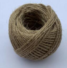 Ficelle en Chanvre - Bobine Cordelette NATURELLE Diam 1.5mm ( 40 mètres )