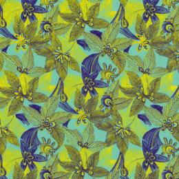 Papier Fantaisie 100% Coton - JUNGLE Mojito