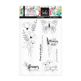 Tampon Clear - SO BLOOM  Printemps - Sokai