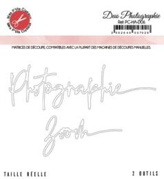 Dies Découpe Mes P'Tits Ciseaux - Matrice découpe DUO PHOTOGRAPHIE