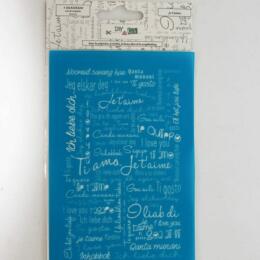 Pochoir  de Sérigraphie - SILKSCREEN - Je t'aime