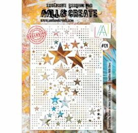 Pochoir Aall & Create - SMITTEN WITH STARS N°121