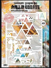 Pochoir Aall & Create - TOTALLY TRIANGULAR N°99