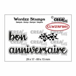 Tampon Clear - BON ANNIVERSAIRE - Crealies