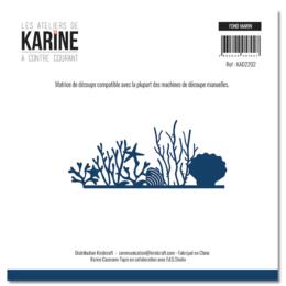 Dies Découpe Les Ateliers de Karine - Matrice de découpe FOND MARIN - A Contre Courant