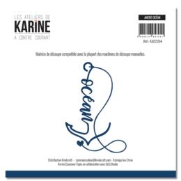 Dies Découpe Les Ateliers de Karine - Matrice de découpe ANCRE OCEAN - A Contre Courant