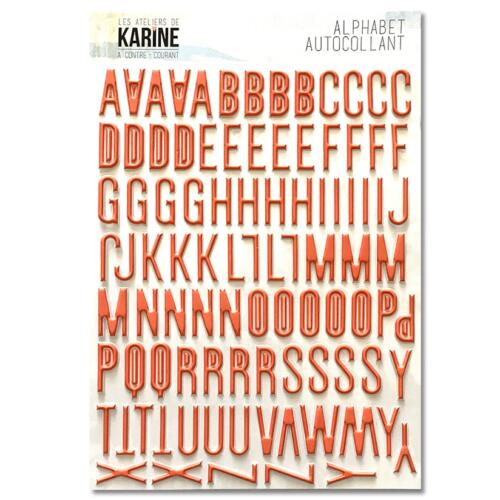Stickers Alphabet - A CONTRE COURANT  - Ateliers de Karine