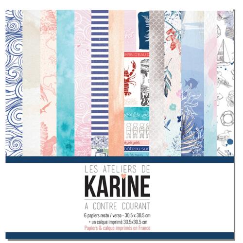 Les Ateliers de Karine - A CONTRE COURANT  - LE KIT