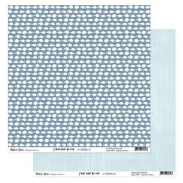 Béatrice Garni - J'IRAI VOIR LA MER N°2 - Papier Scrap 30x30