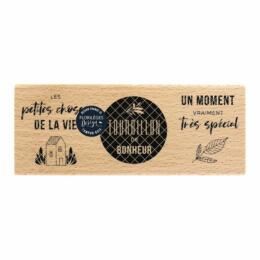 Tampon Bois - TOURBILLON DE BONHEUR  - Florilèges Design