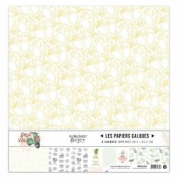 Florilèges Design -  DOLCE VITA - Kit Papiers Calques