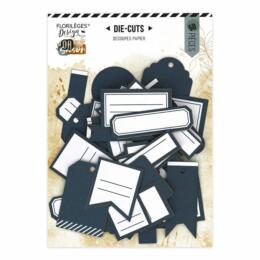 ETIQUETTES - Bleu Denim N°21 - Florilèges Designs