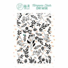 Tampon Clear - ESPRIT NATURE Fond Champêtre - Ha.Pi Little Fox